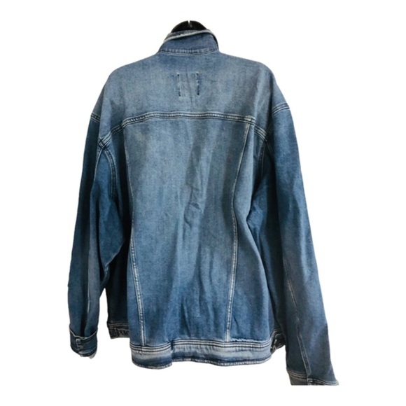 Rock & Republic Men’s Denim Zippered moto bomber jacket size 2XL brand new - Picture 10 of 16